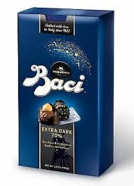 Baci - Extra Dark 70% Truffle with Hazelnuts and Caramelised Cocoa Nibs 125g