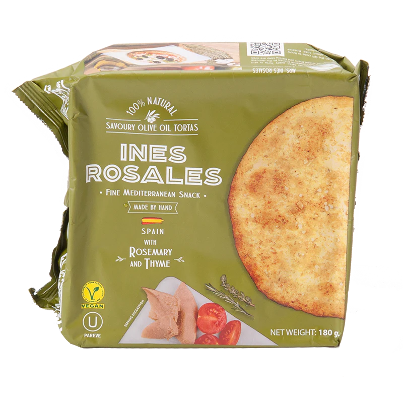 Ines Rosales Rosemary & thyme tortas 180g